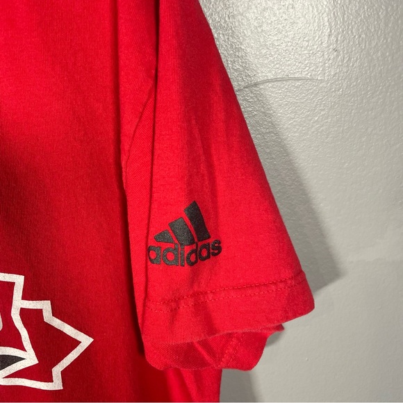 Adidas MLS TFC Major League Soccer Toronto Football Club Graphic Tee Shirt Red - Picture 4 of 7